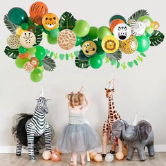 10pcs Latex Jungle Animal Balloon Birthday Party Decorations