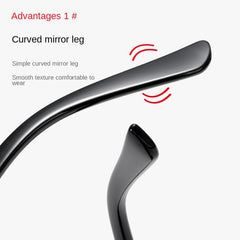 Men's Square Frame Sunglasses UV Protection