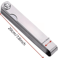 32 Blades Steel Stopper Ruler Double Marking Metric And Imperial Measuring Tool