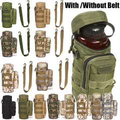 Outdoor Water Bottle Bag Military Kettle Storage Shoulder Bag