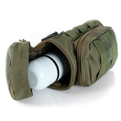 Outdoor Water Bottle Bag Military Kettle Storage Shoulder Bag