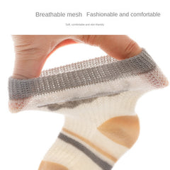 5Pairs Ultra Thin Breathable Cartoon Pattern Kids Socks