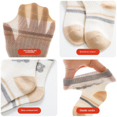 5Pairs Ultra Thin Breathable Cartoon Pattern Kids Socks