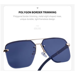 Vintage Square Polarized Sunglasses UV Protection