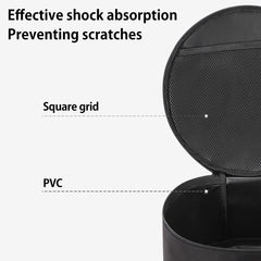 Telescopic Fan Storage Bag Waterproof Portable Case Double Zipper Mesh Pocket