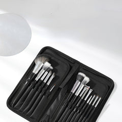 Makeup Brush Holder Case 15pcs Brushes Organizer