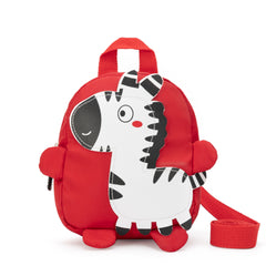 Zebra Pattern Toddler Backpack Leash Anti-lost Cartoon Animal Design