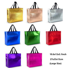 8pcs Iridescent Reusable Gift Bags for Birthday Wedding