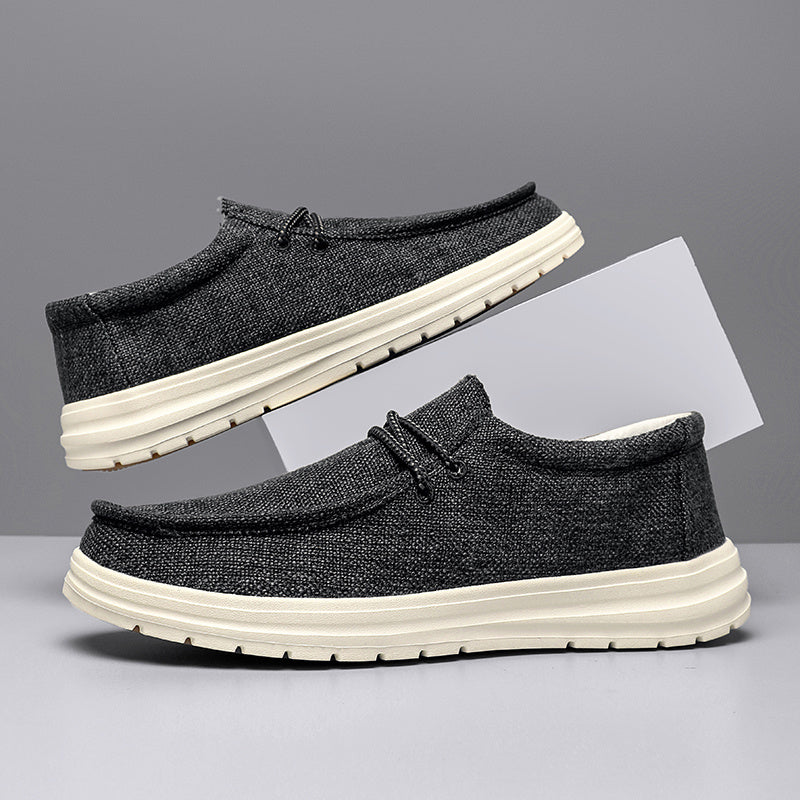 Men's Breathable Lightweight Loafer Shoes with Shoelaces