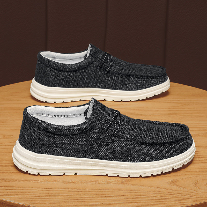 Men's Breathable Lightweight Loafer Shoes with Shoelaces