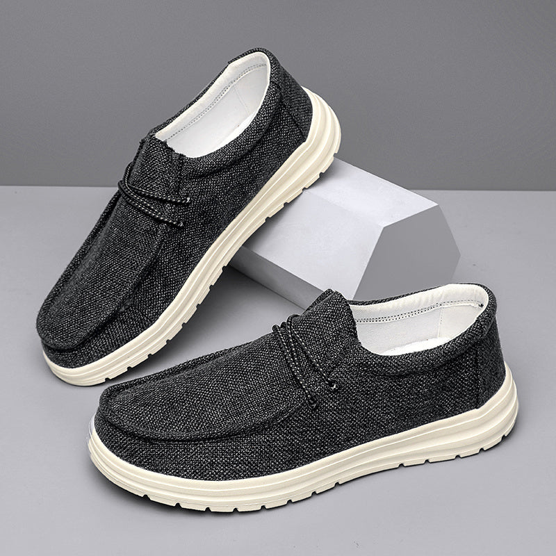 Men's Breathable Lightweight Loafer Shoes with Shoelaces