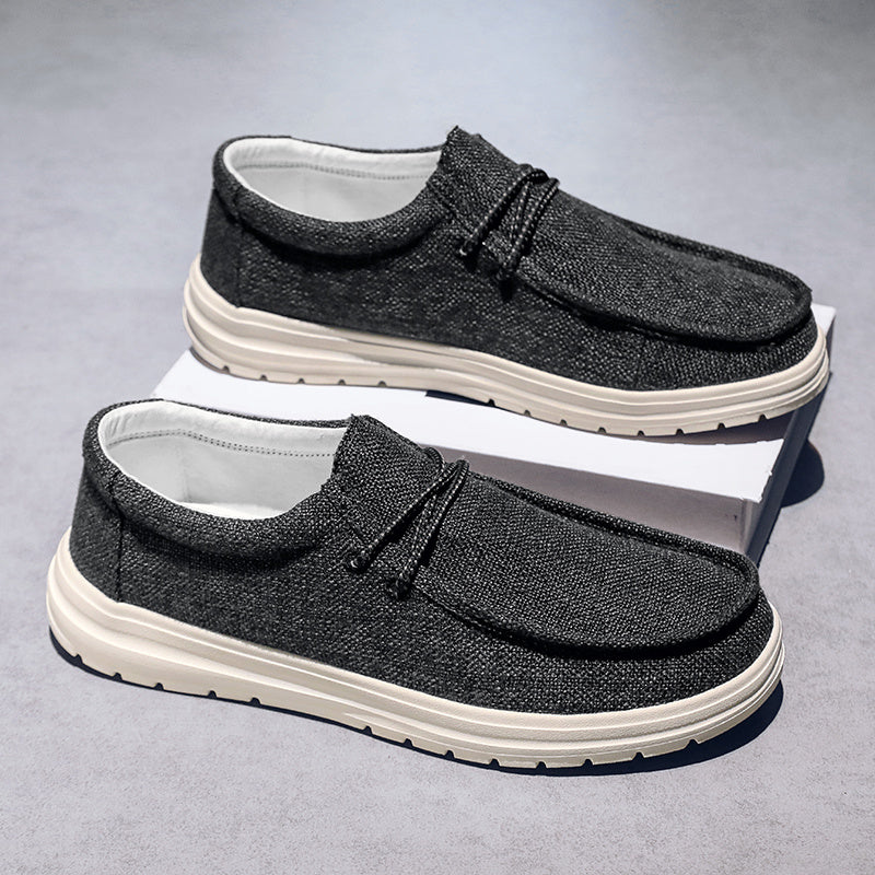 Men's Breathable Lightweight Loafer Shoes with Shoelaces
