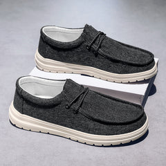 Men's Breathable Lightweight Loafer Shoes with Shoelaces