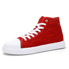 Women's High Skateboard Shoes Lightweight Canvas Shoes