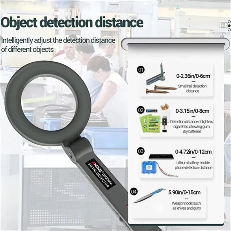High Accuracy Handheld Metal Detector
