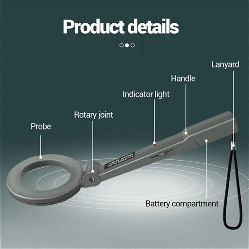 High Accuracy Handheld Metal Detector