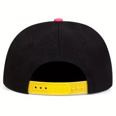 Donut Brim Cartoon Baseball Cap Embroidered Snapback Hat for Women