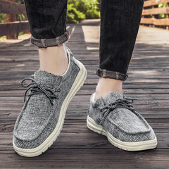 Men's Lace up Sneakers Comfortable Walking Shoes