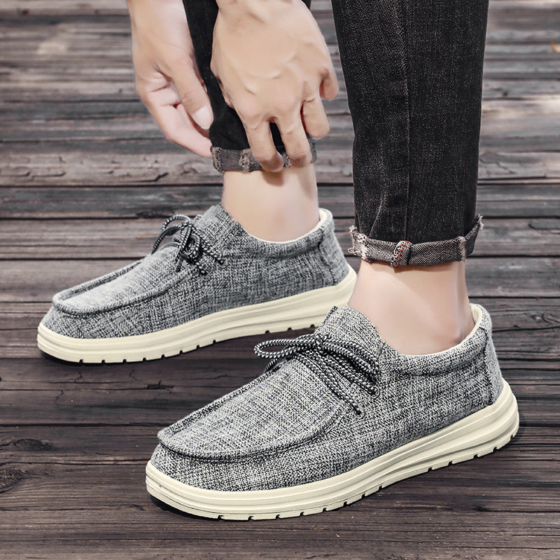 Men's Lace up Sneakers Comfortable Walking Shoes