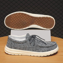 Men's Lace up Sneakers Comfortable Walking Shoes