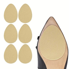 3 Pairs Anti Slip Shoe Sole Protectors Adhesive Front Foot