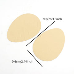 3 Pairs Anti Slip Shoe Sole Protectors Adhesive Front Foot
