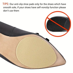 3 Pairs Anti Slip Shoe Sole Protectors Adhesive Front Foot