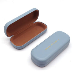 Men's Vintage PU Leather Glasses Case Hard Eyeglasses Protector