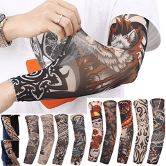 UV Protection Tattoo Arm Sleeves for Men and Women