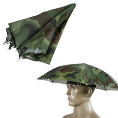 Adjustable Camo Umbrella Hat for Sun Protection