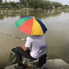Adjustable Camo Umbrella Hat for Sun Protection