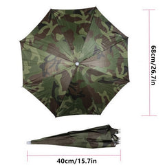 Adjustable Camo Umbrella Hat for Sun Protection