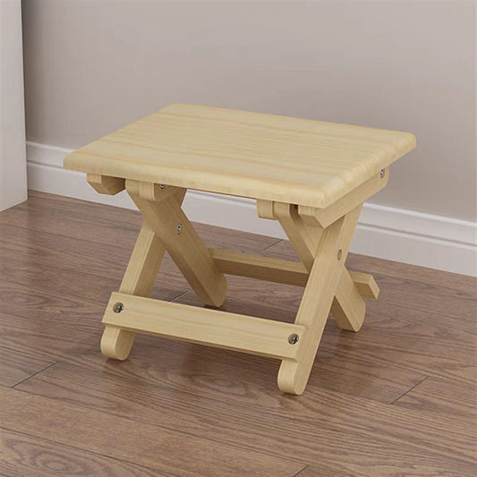 1pc Folding Wood Stool Portable Durable for Outdoor Fishing Camping