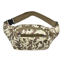 Men's Camo Waist Bag Oxford Cloth Tactical Chest Bag Fanny Pack