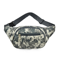 Men's Camo Waist Bag Oxford Cloth Tactical Chest Bag Fanny Pack