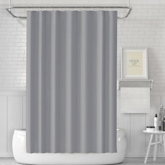 Solid Peva Shower Curtain Waterproof Thickened Bath Hotel Shower Curtain