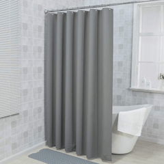 Solid Peva Shower Curtain Waterproof Thickened Bath Hotel Shower Curtain