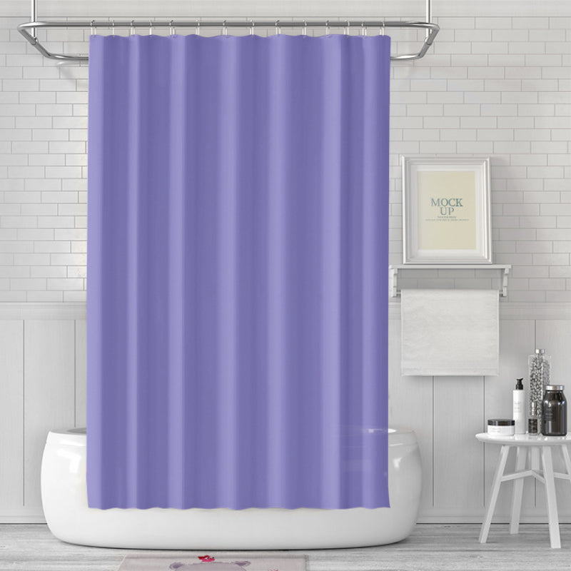 Solid Peva Shower Curtain Waterproof Thickened Bath Hotel Shower Curtain