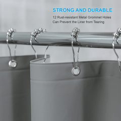 Solid Peva Shower Curtain Waterproof Thickened Bath Hotel Shower Curtain