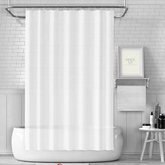 Solid Peva Shower Curtain Waterproof Thickened Bath Hotel Shower Curtain