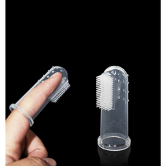 5pc Dog Toothbrushes Soft Pet Finger Toothbrush Bad Breath Tartar Teeth