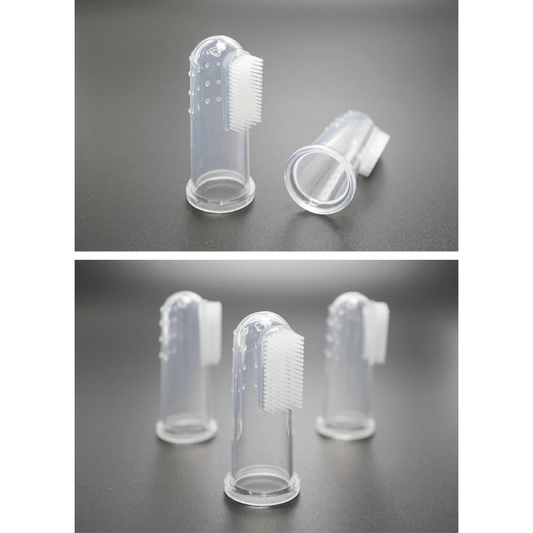 5pc Dog Toothbrushes Soft Pet Finger Toothbrush Bad Breath Tartar Teeth