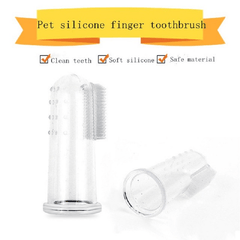 5pc Dog Toothbrushes Soft Pet Finger Toothbrush Bad Breath Tartar Teeth