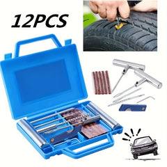 12 Pcs Auto Repair Tire Repair Tool Set Vacuum Tire Repair Tool