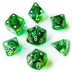 Dragon Eye Dice Set 7pcs Polyhedral Board Game Accessories