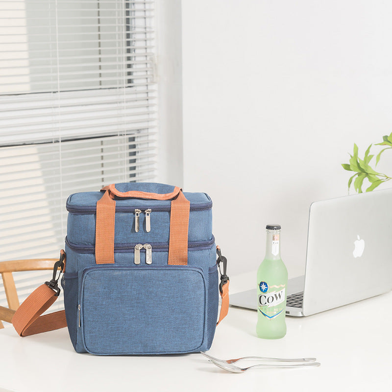 Insulated Lunch Box for Adults Leakproof Cooler Bag Keeps Food Fresh