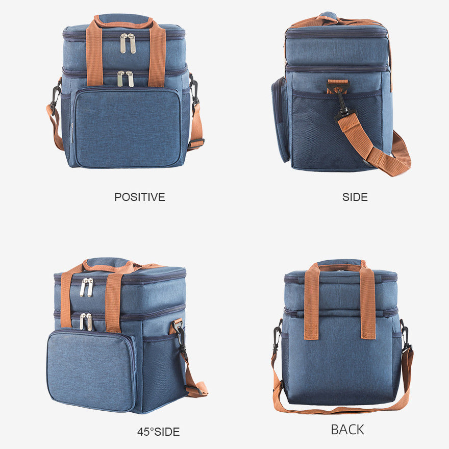 Insulated Lunch Box for Adults Leakproof Cooler Bag Keeps Food Fresh