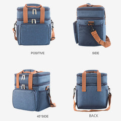 Insulated Lunch Box for Adults Leakproof Cooler Bag Keeps Food Fresh