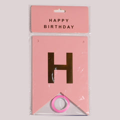 1PC 13 Letters Happy Birthday Banner Detachable Reusable Outdoor Party Decor