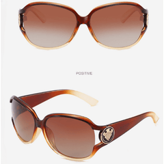 Vintage Square Frame Polarized Sunglasses UV Protection